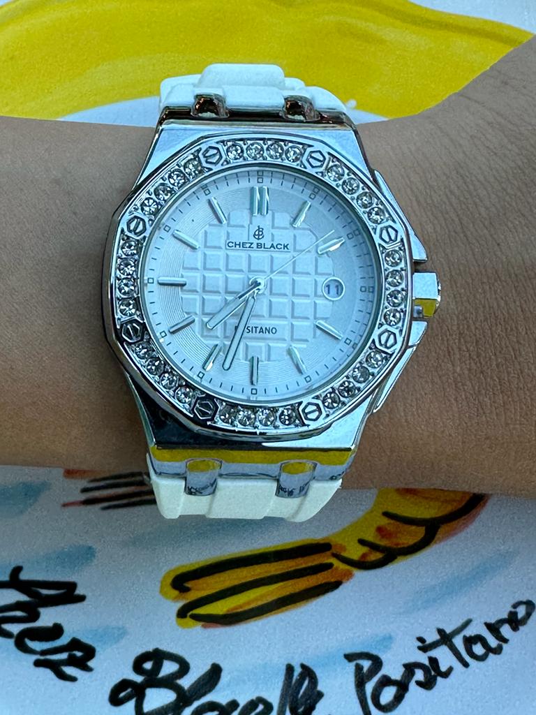 Chez Black Positano exclusive watch - Diamond bazel
