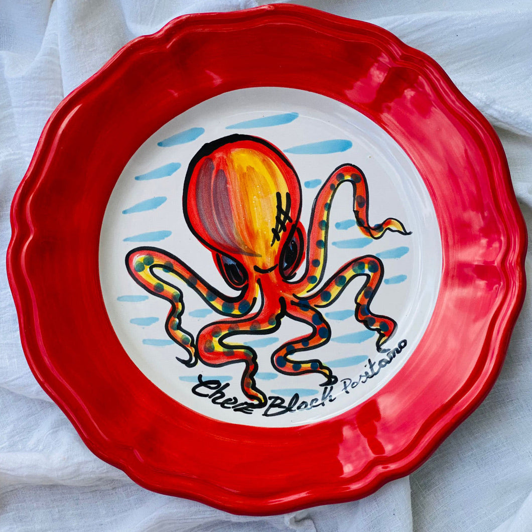 6 Chez Black plates - Small diameter